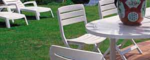imagen muebles de resina para jardin, terraza, bares.